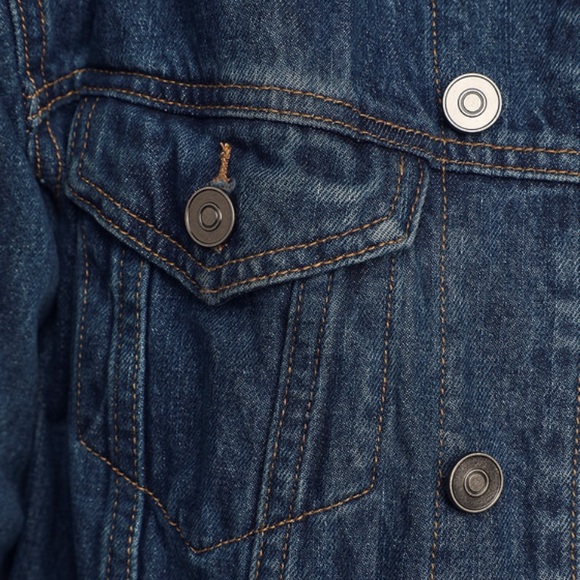 Lulus Lalah Dark Wash Oversized Denim Jacket - Picture 5 of 5